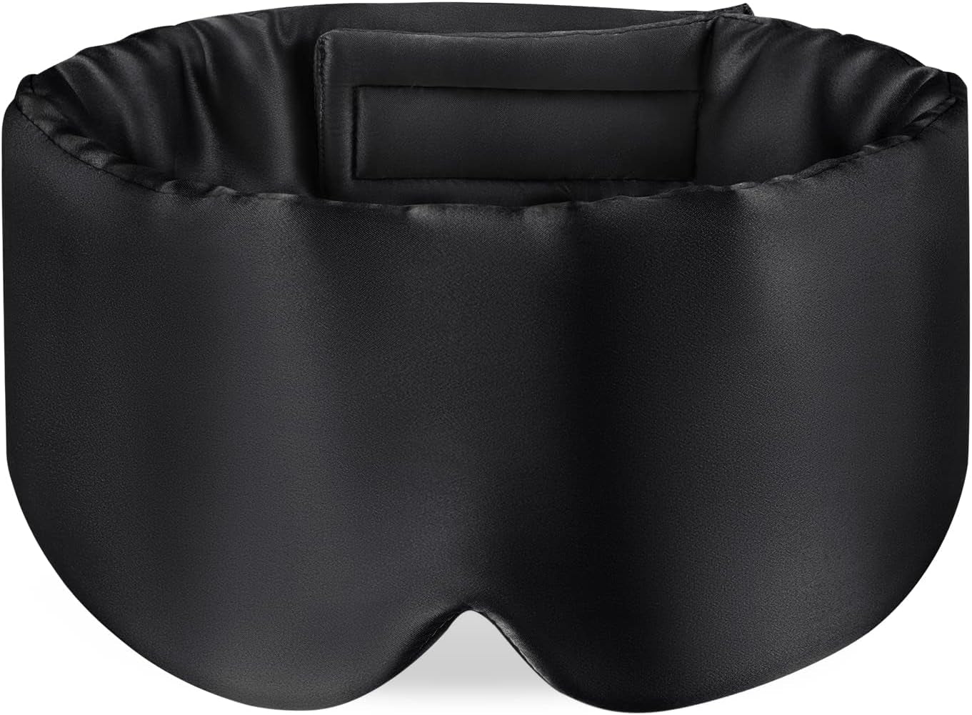 100% Mulberry Silk Sleep Mask Eye Mask for Men and Women, Black