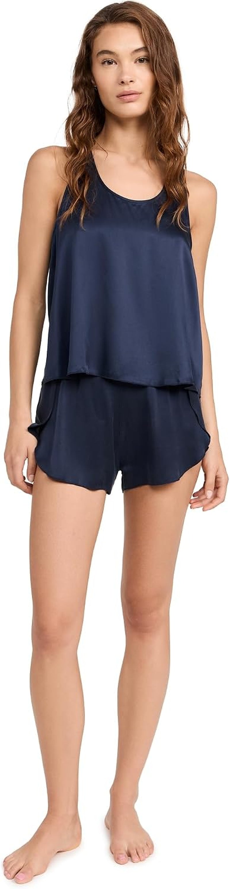 Lunya Washable Silk Tulip Back Set – Lightweight Mulberry Silk, Easy Sleepwear – Multiple Colors & Sizes