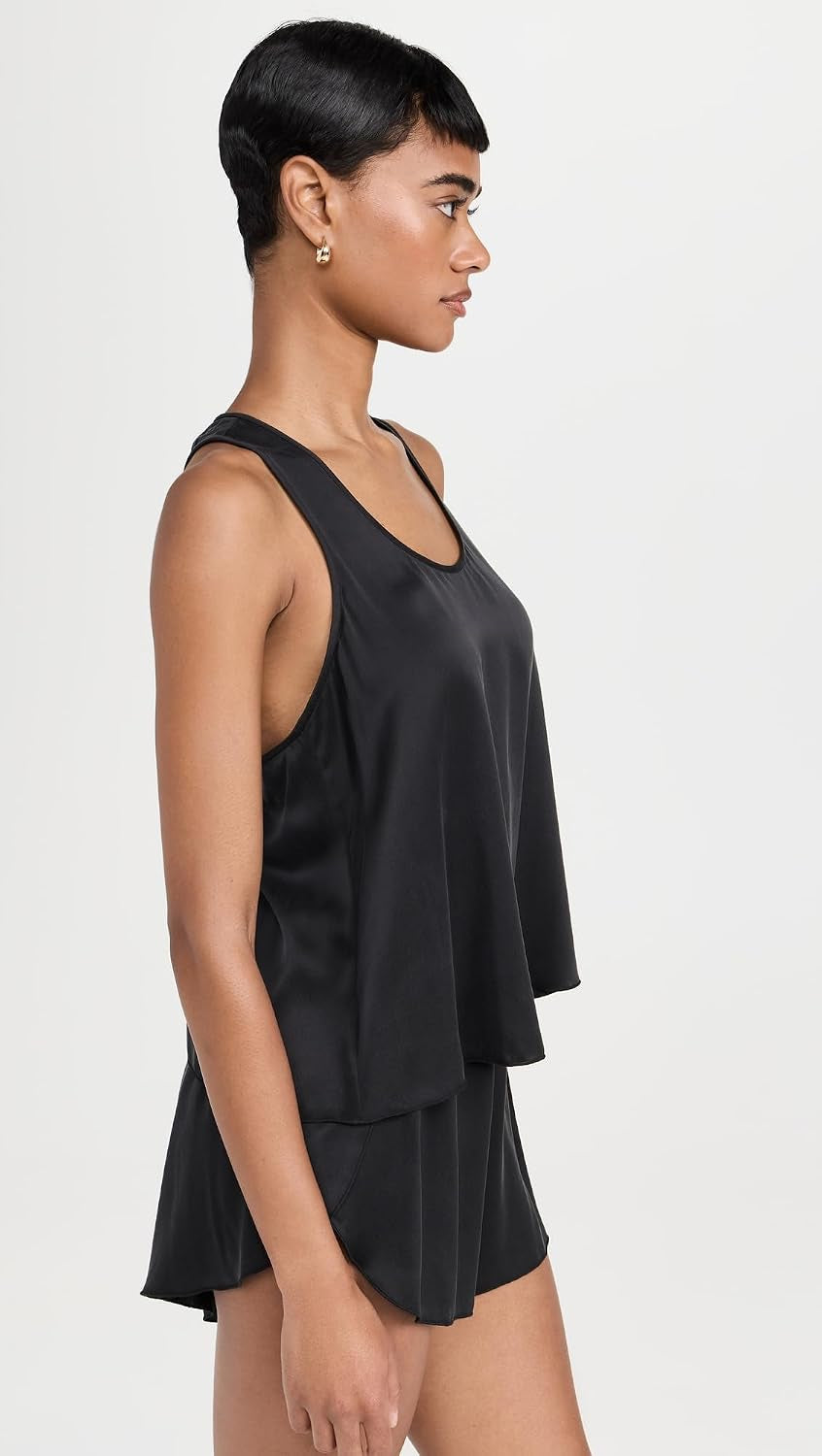 Lunya Washable Silk Tulip Back Set – Lightweight Mulberry Silk, Easy Sleepwear – Multiple Colors & Sizes