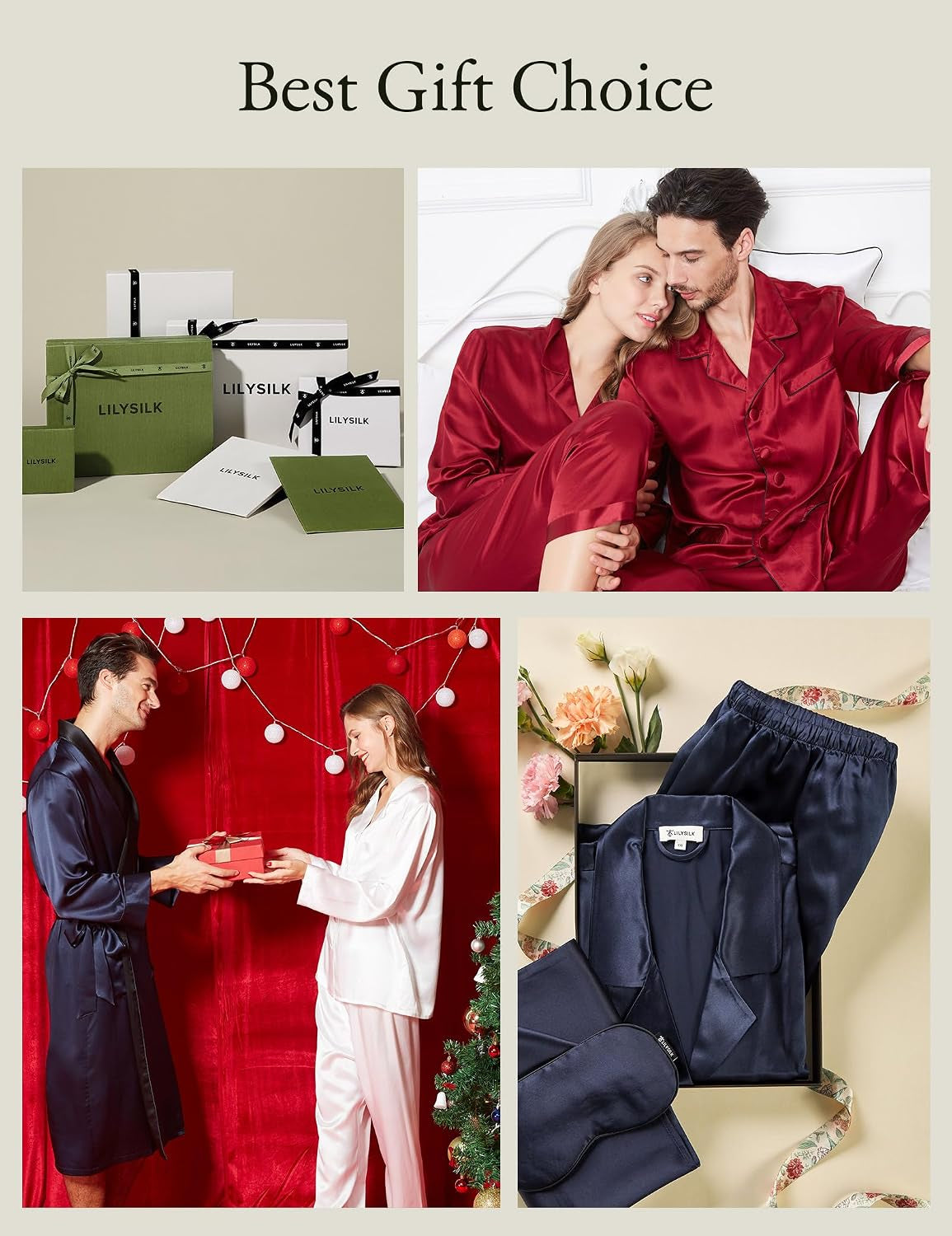 Silk Pajamas for Women Pure Full Length Long 22 Momme 100% Mulberry Silk Luxury