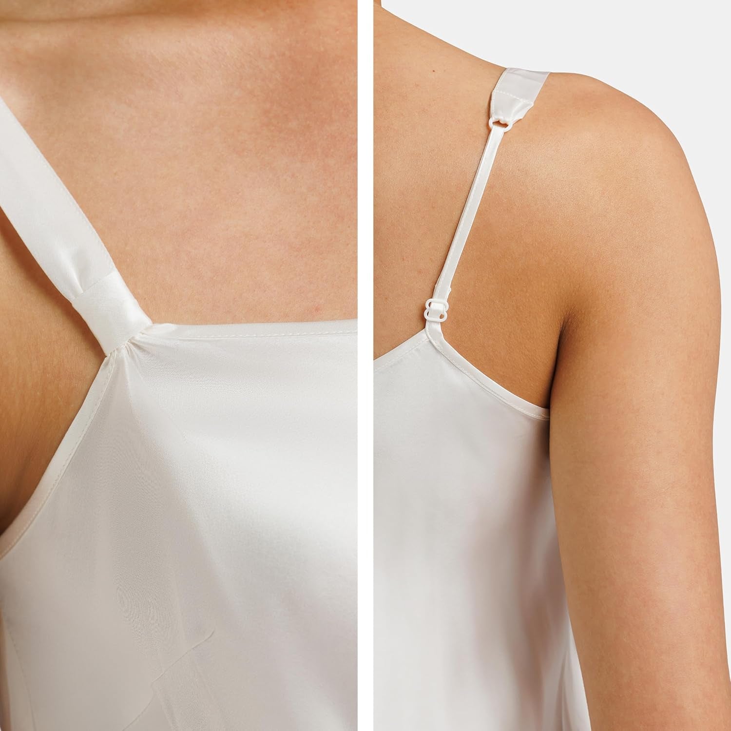 Women'S 100% Pure Mulberry Silk Chemise; Nightgown